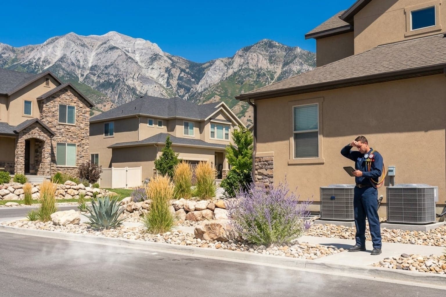 Sandy, Utah community where annual AC maintenance prevents breakdowns on 95-degree days